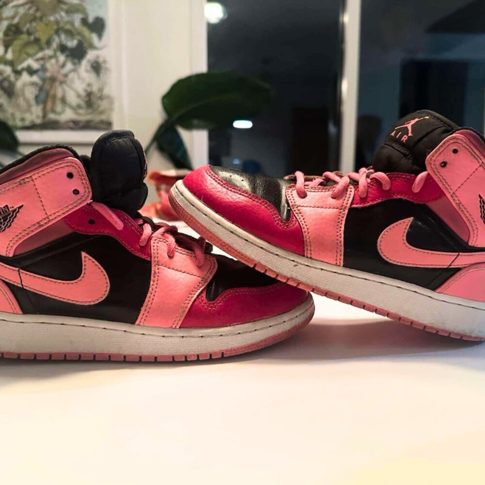 Custom Collectable Vintage Pink Nike Air Jordans